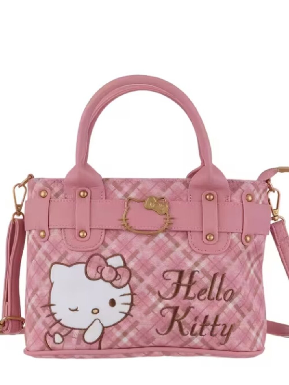 Sanrio Licensed Hello Kitty Women's Large Capacity Tote Bag, Crossbody Bag